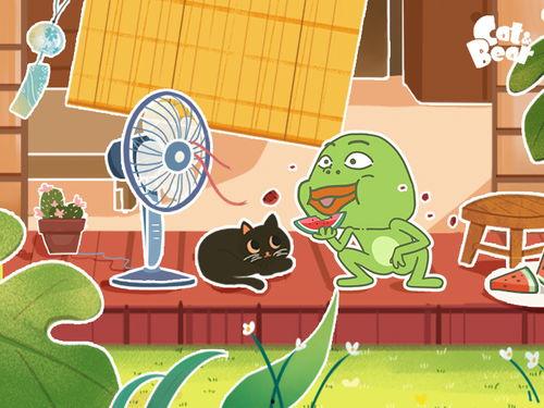 蛙妈妈吃瓜,一场奇妙的亲子互动之旅